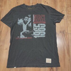 Vintage Muddy Waters T Shirt Sz XXL  Black American Blues Music By Jim Marshall.